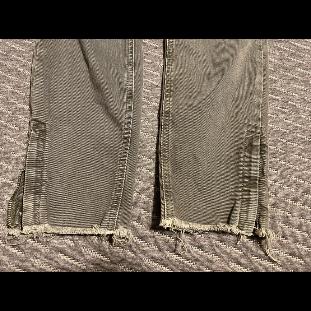 Paige High Waisted Cropped Denim size 28